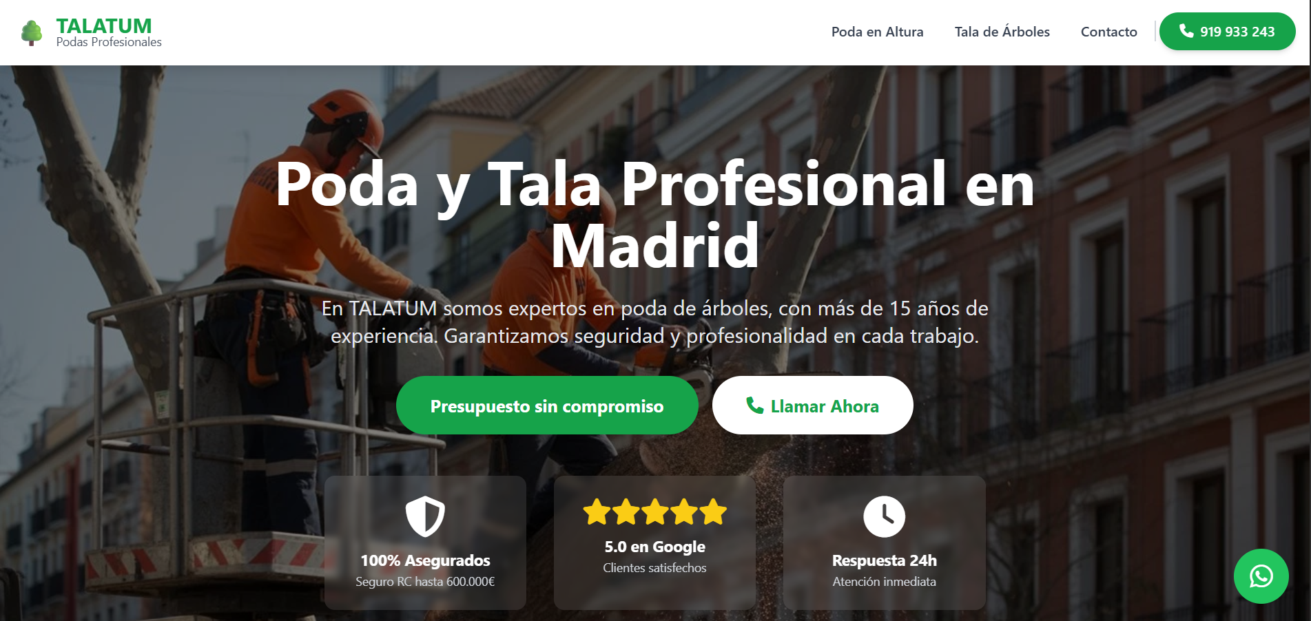 Talatum Podas - Static Landing Page